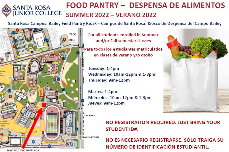 Food pantry Santa Rosa Campus